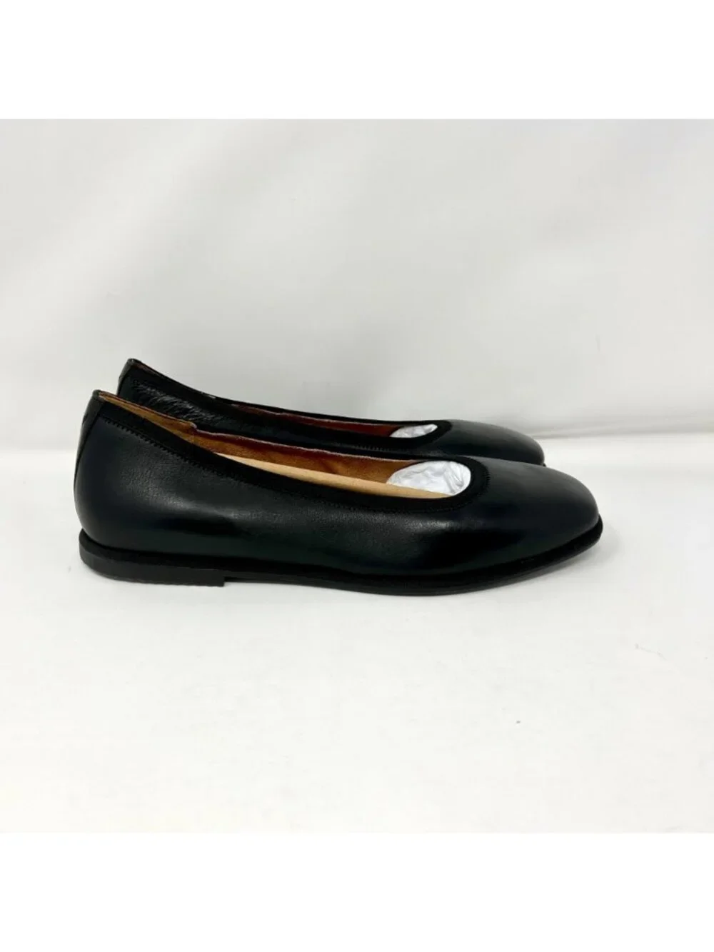 Vionic Caroll 2.0 Women's Black Leather Ballet Flats Size 9.5 Arch Support Shoe